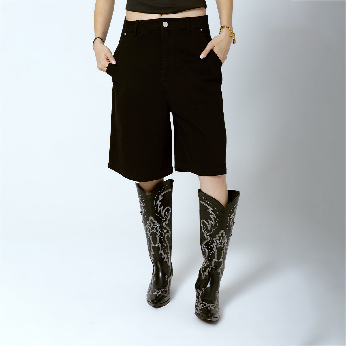 Short bermuda Karina negro