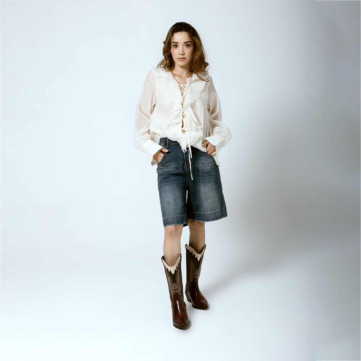 Short bermuda René denim