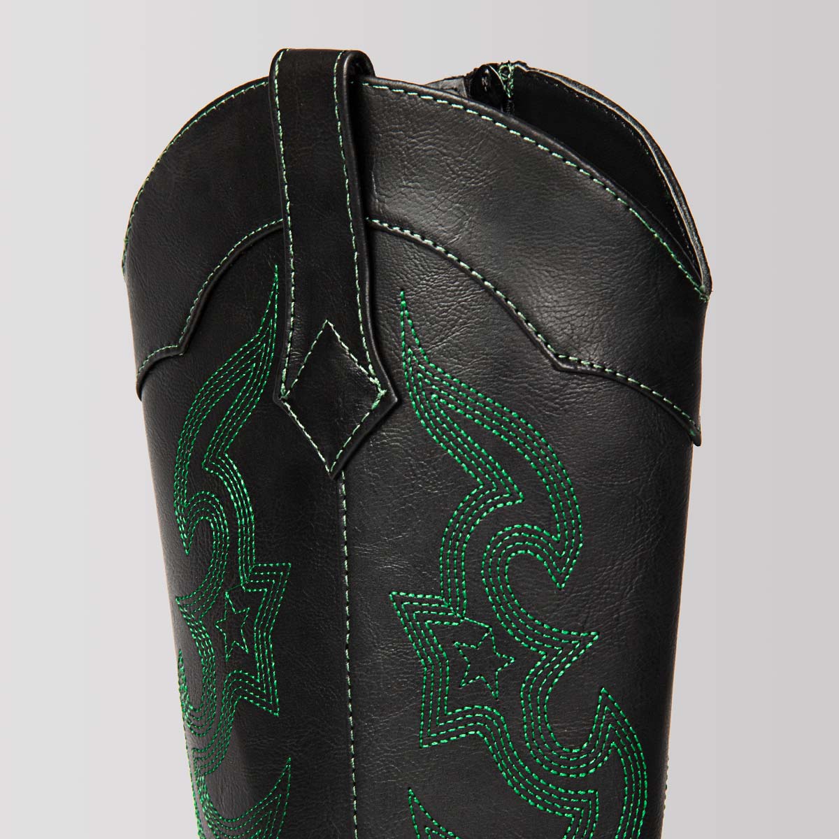 BOTA 8012 NEGRO CON VERDE
