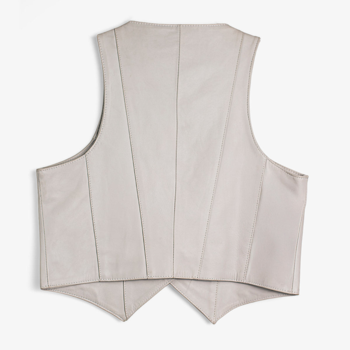 CHALECO PIEL ISABELLA WHITE