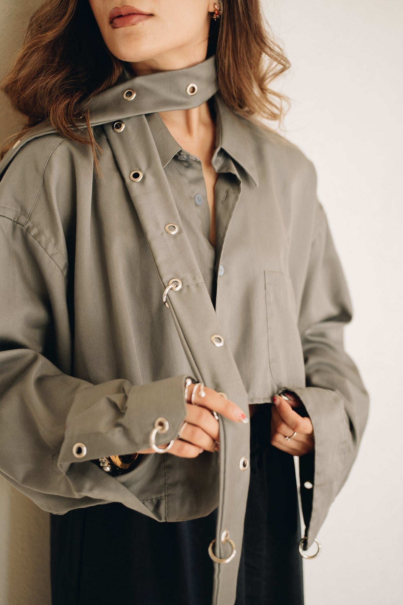 ESCANDINAVO CROP GREY