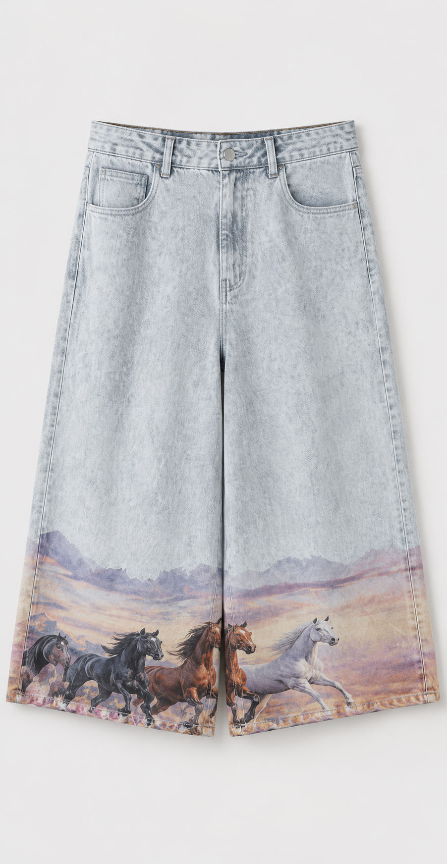 Jeans Violet Horses