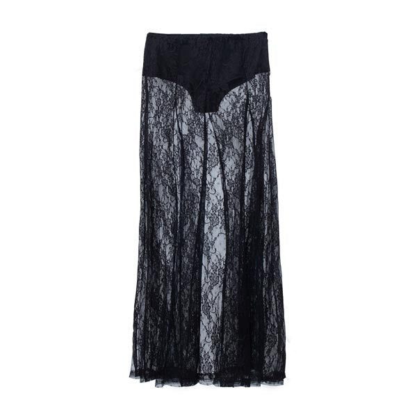 Falda Alicia encaje negra