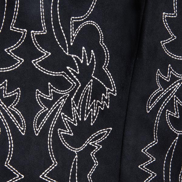 Top Regina negro con bordado