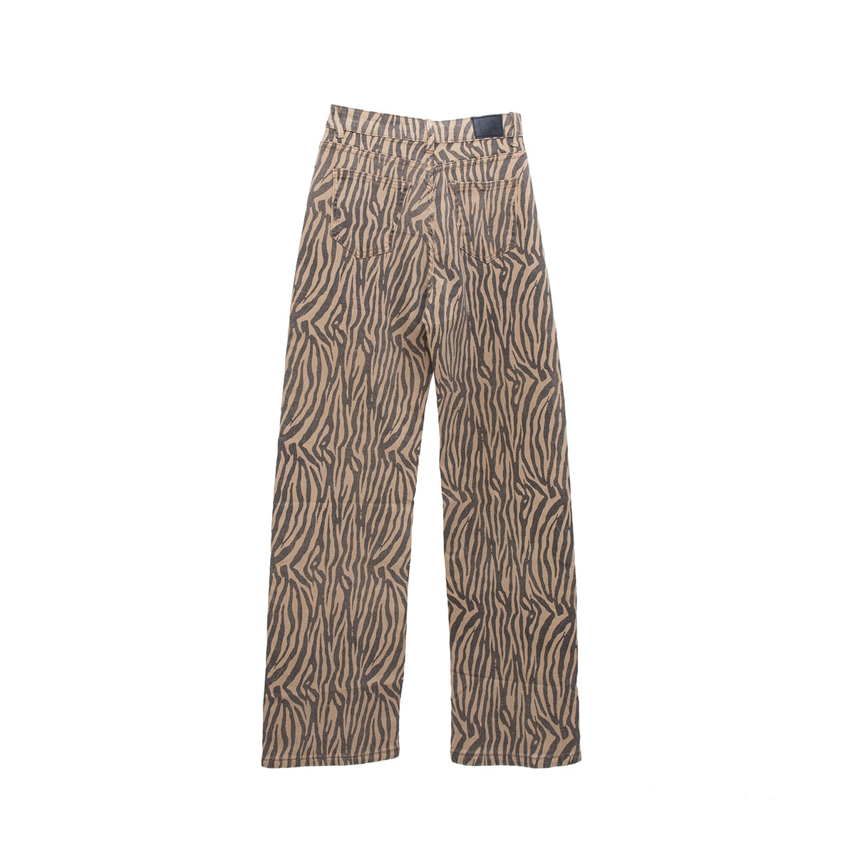 Pantalón Sofía zebra negro