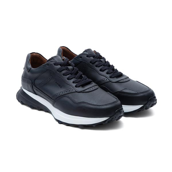 Tennis Caballero Piel 009 Negro