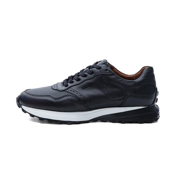 Tennis Caballero Piel 009 Negro