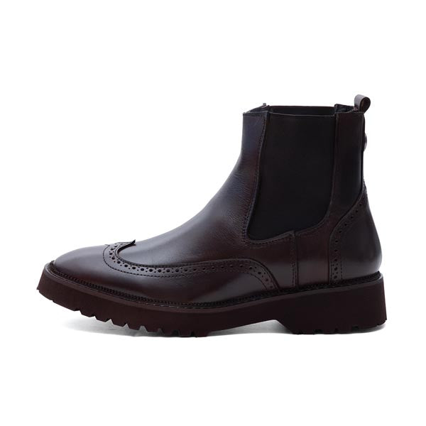Botin caballero piel 8016 Chocolate