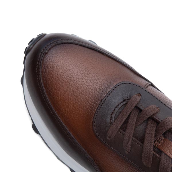 Tennis Caballero Piel 007 Café