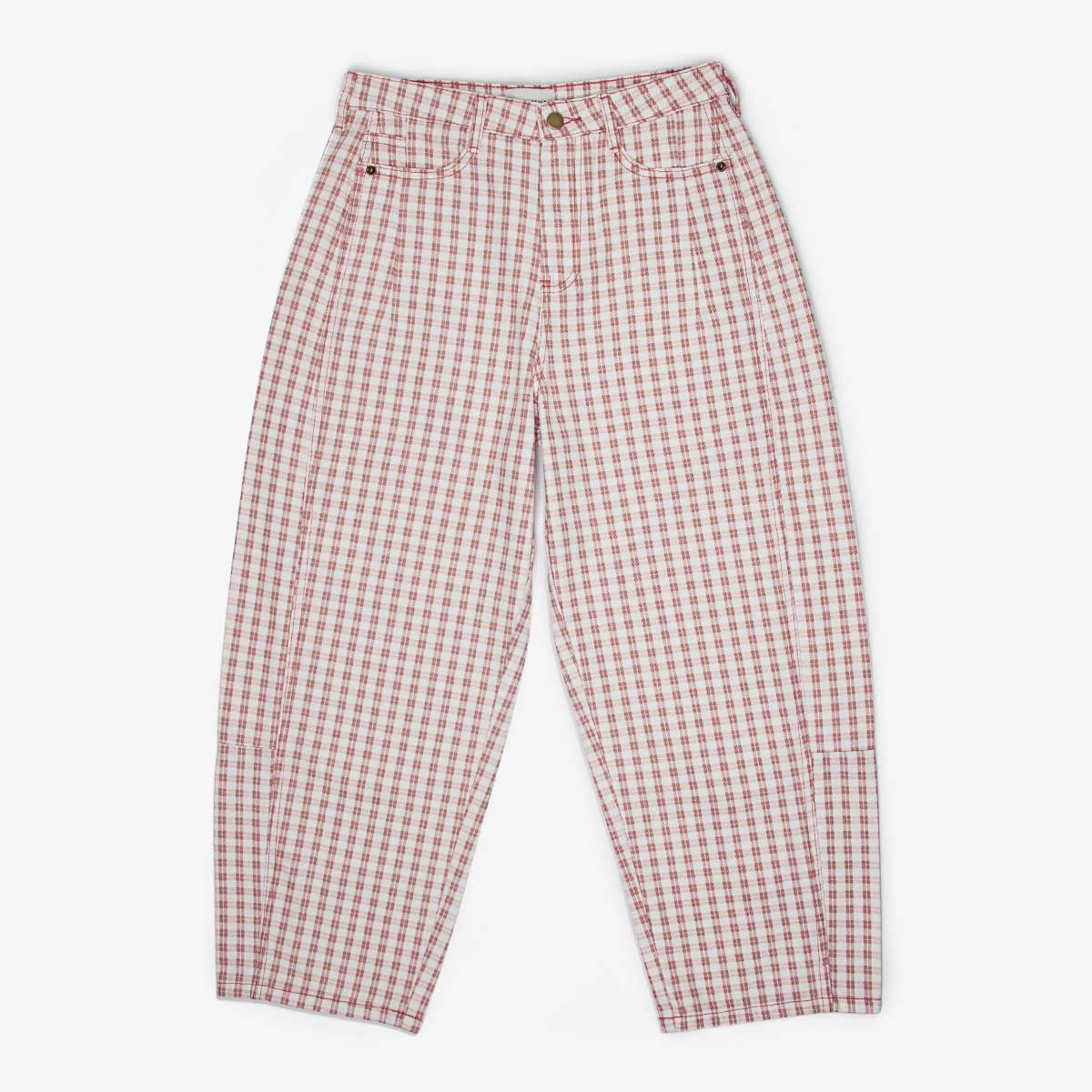 PANTALON RHO MILTICOLOR ROJO