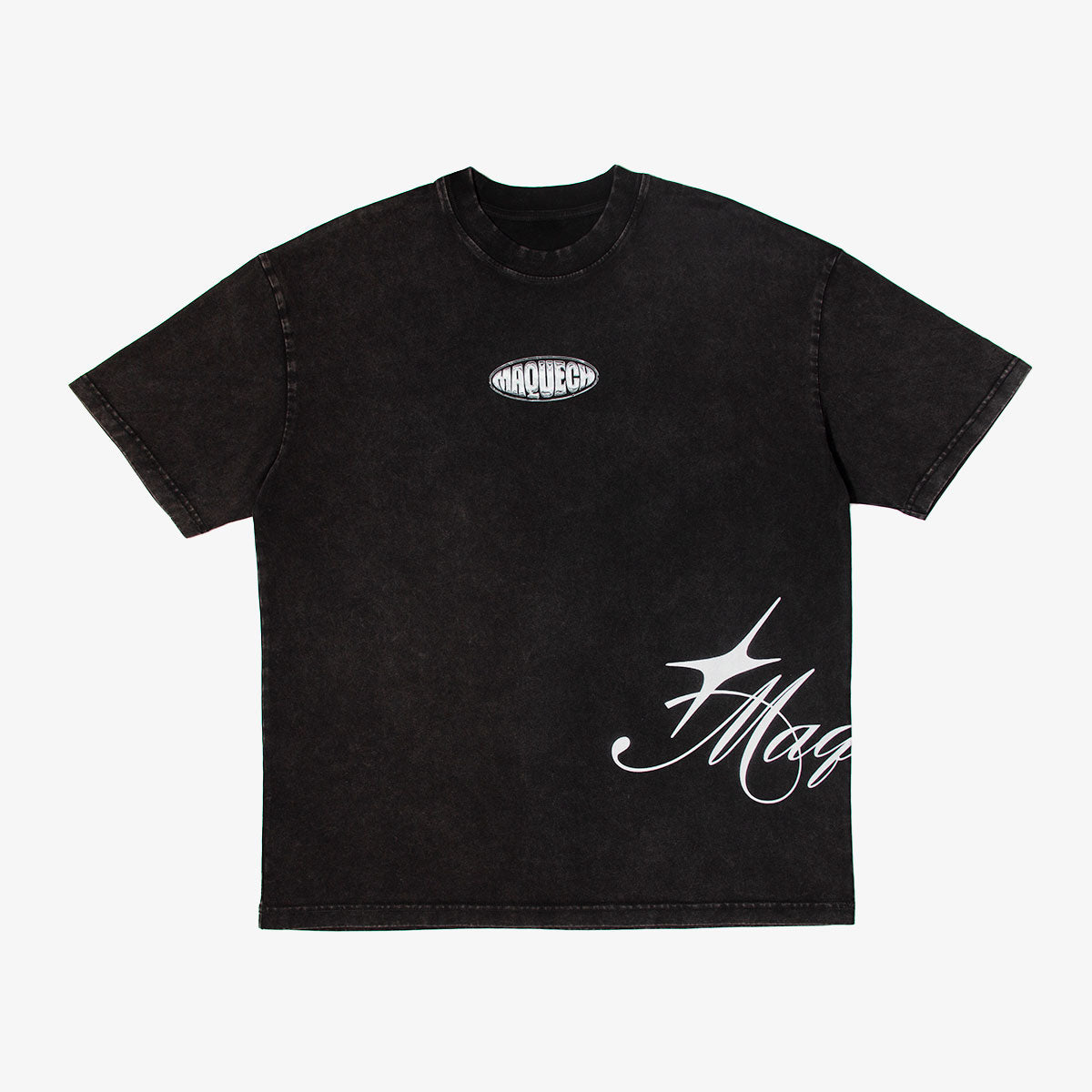 Behind Tshirt Black