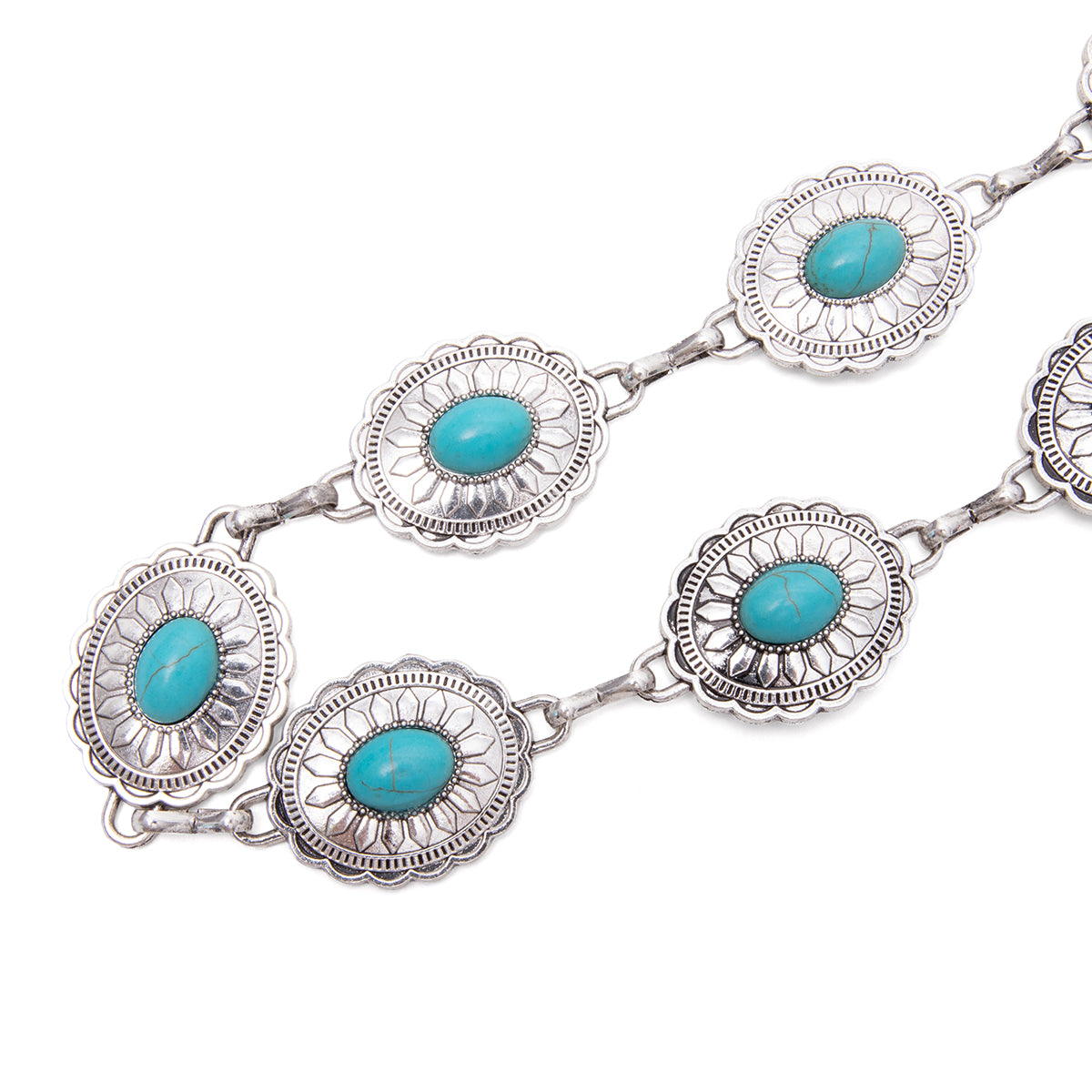 CINTURON CADENA PLATA