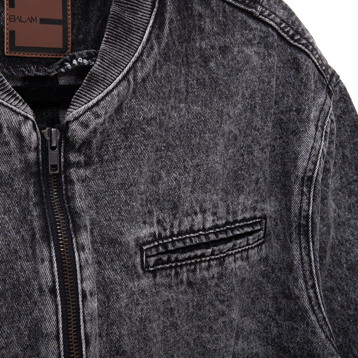 CHAMARRA BOMBER GRIS