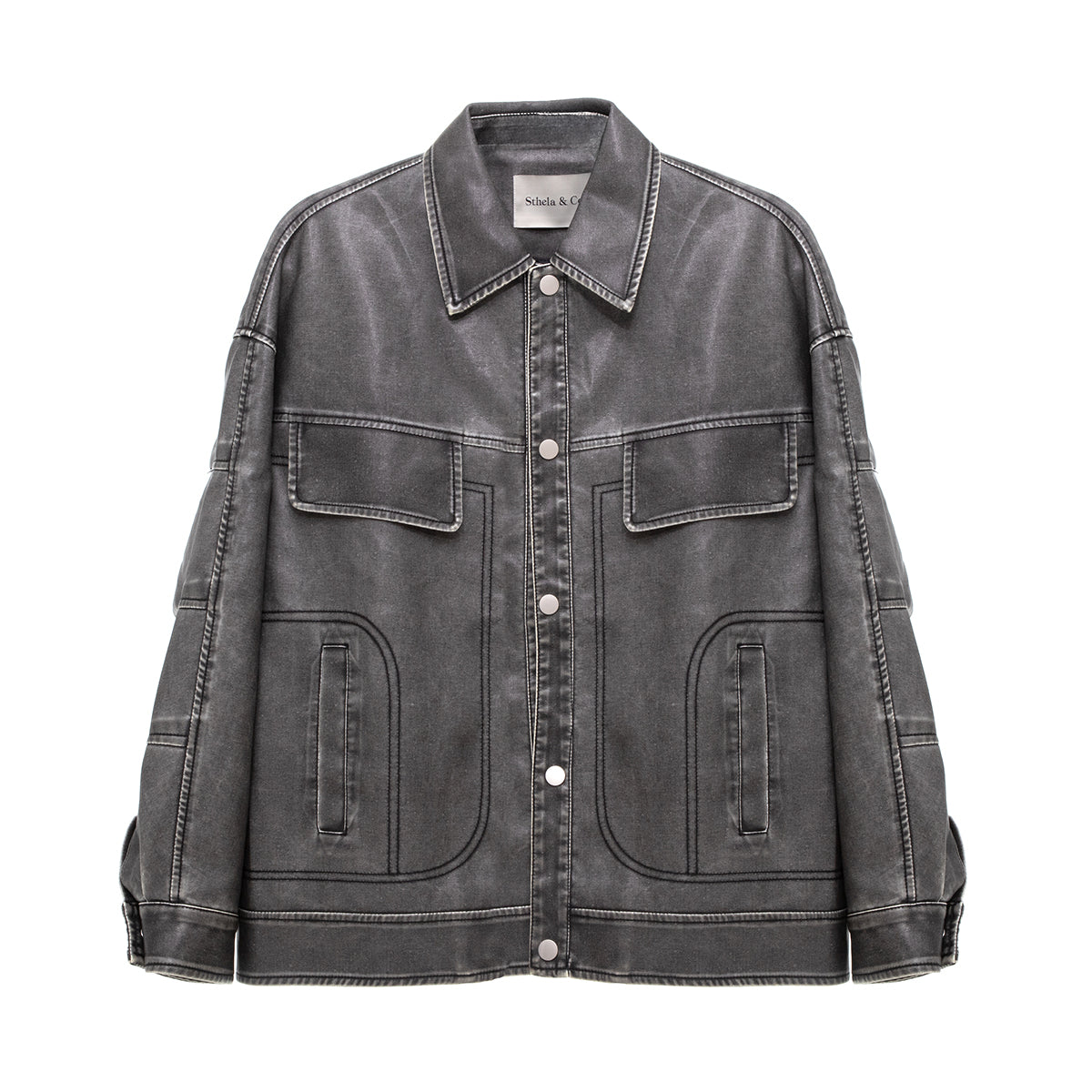 CHAMARRA MALENA GRIS