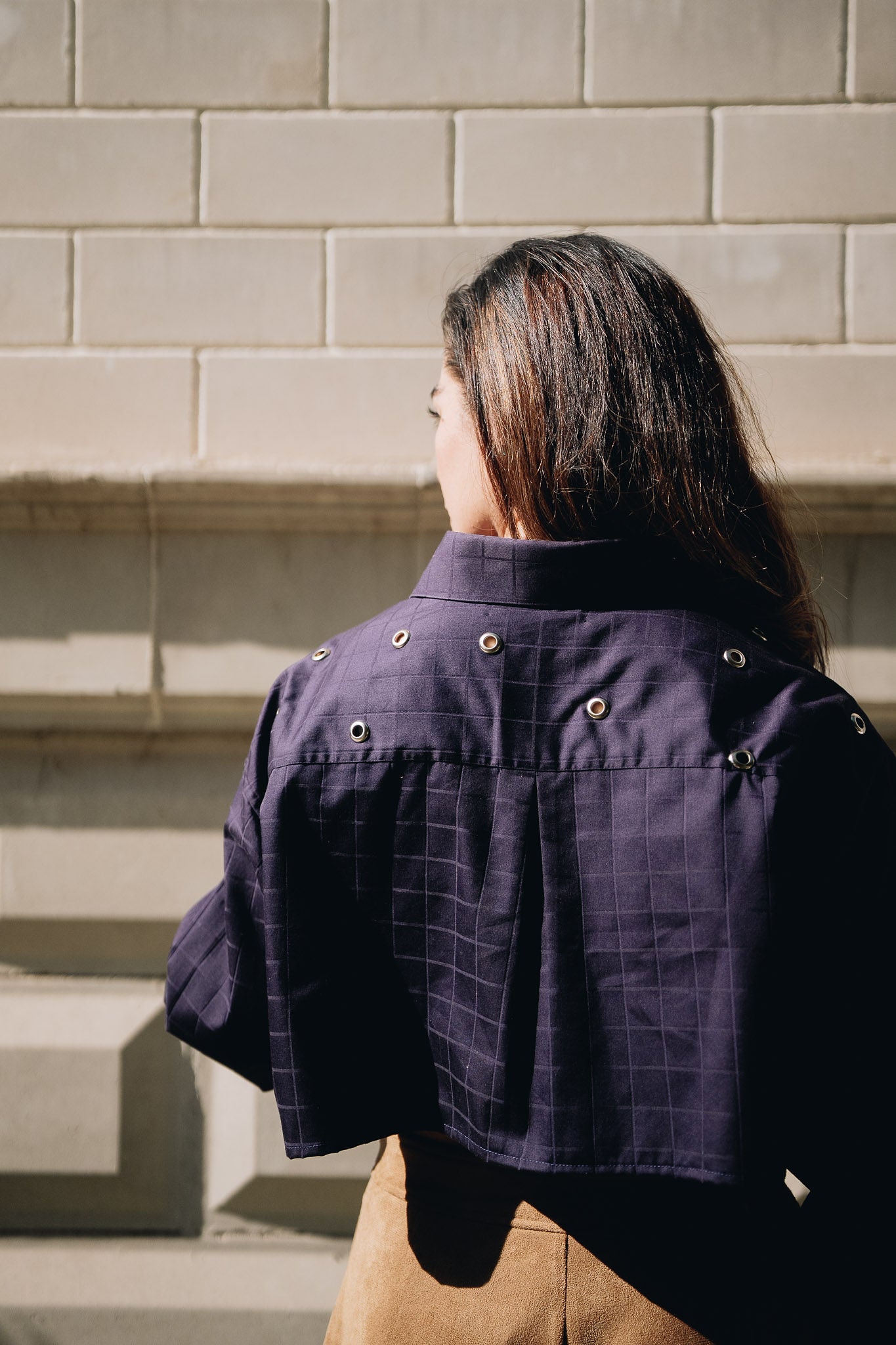 ESCANDINAVO CROP PURPLE