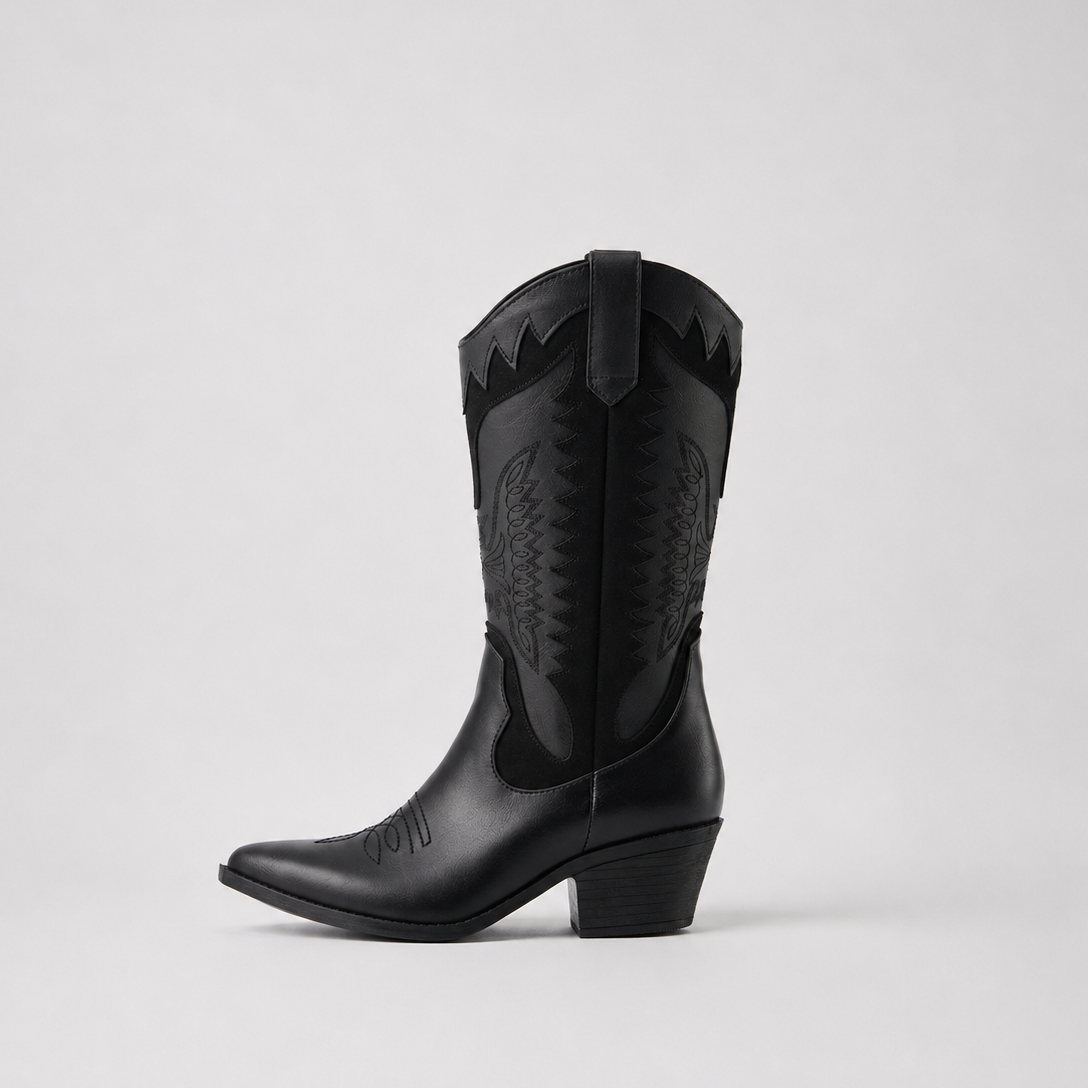 BOTA 8004 MONOCOLOR  NEGRO