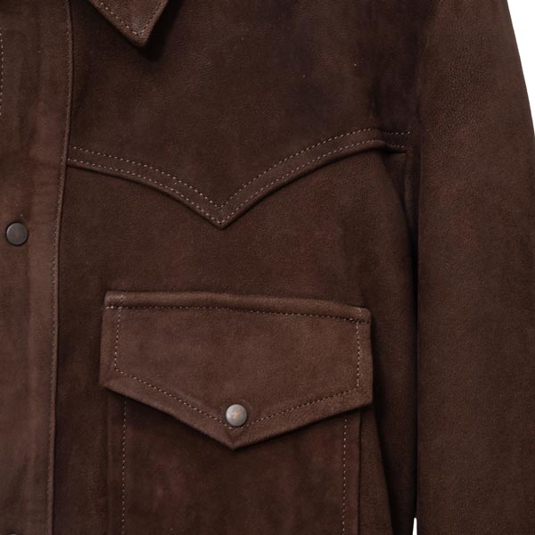 CAMISOLA ANTE PIEL UNISEX COGNAC