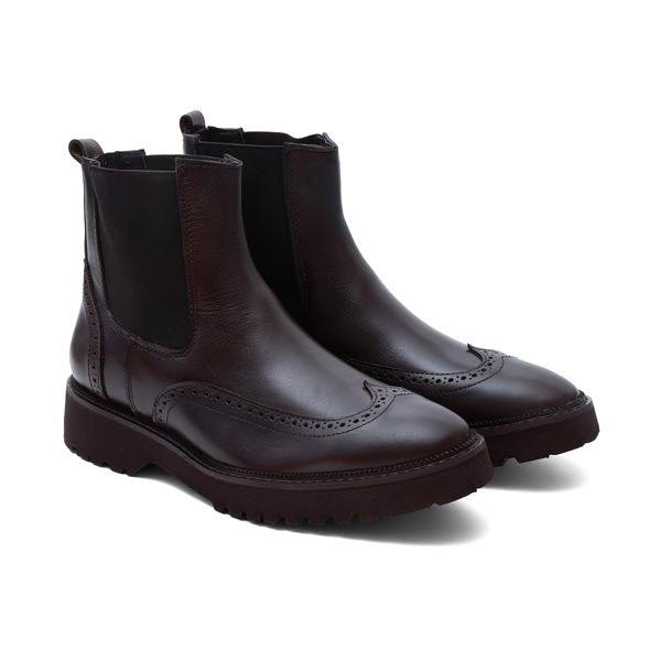Botin caballero piel 8016 Chocolate