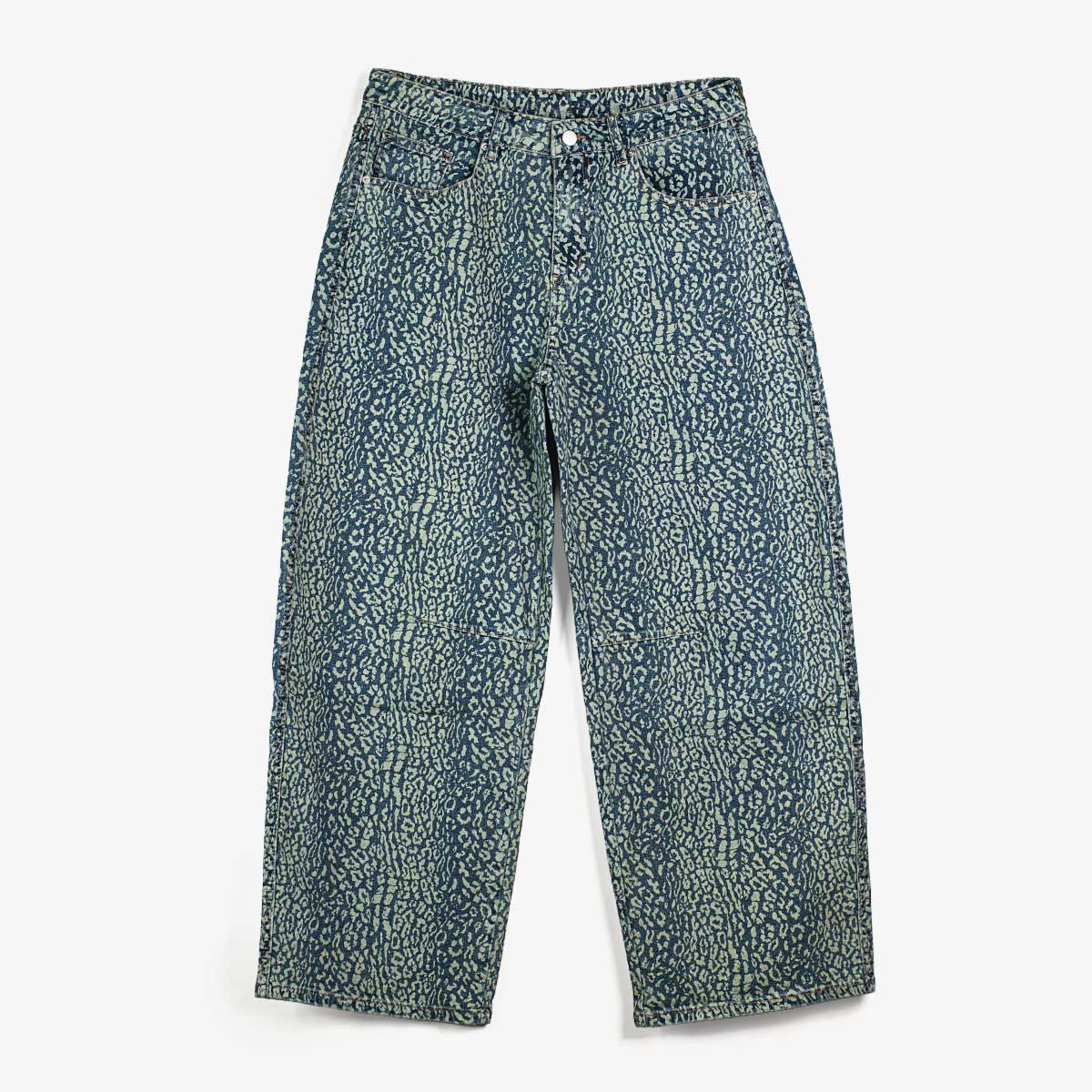 PANTALON ADELE DENIM LEOPARDO