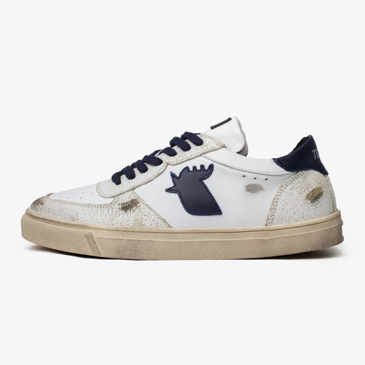 SNEAKER CABALLERO MONKEY WHITE BLUE CRACK