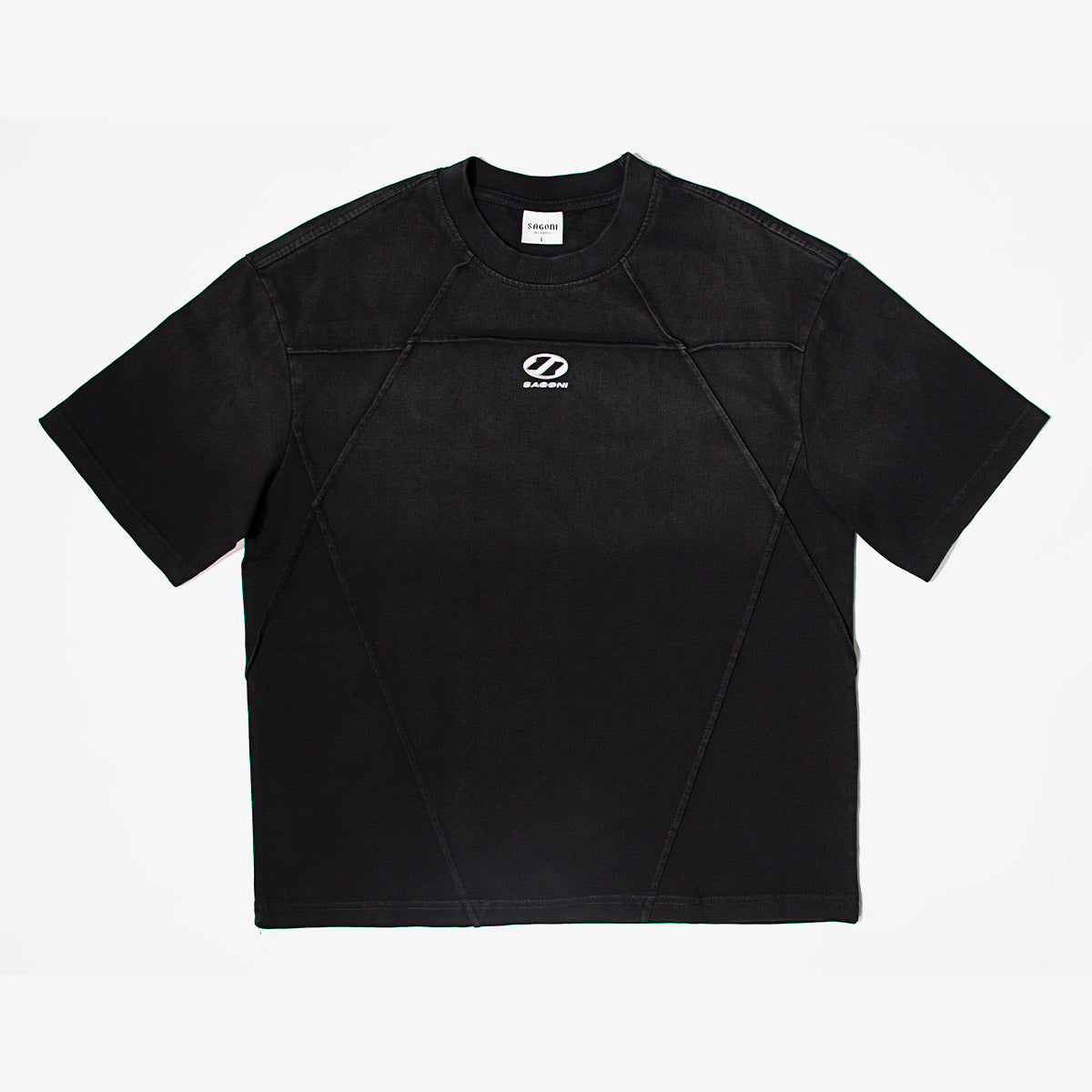 Block Tshirt Black