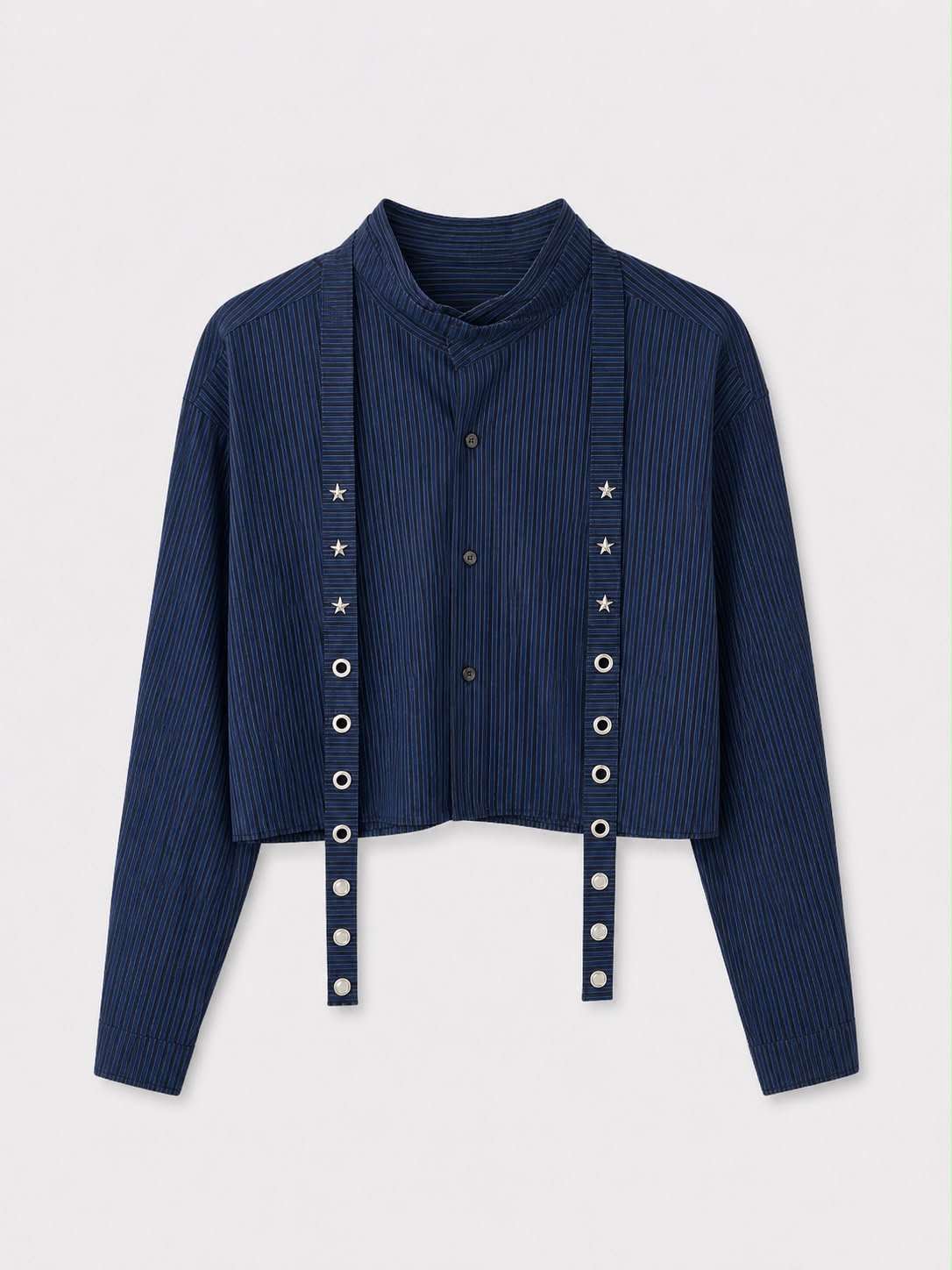 ESCANDINAVO CROP BLUE LINE