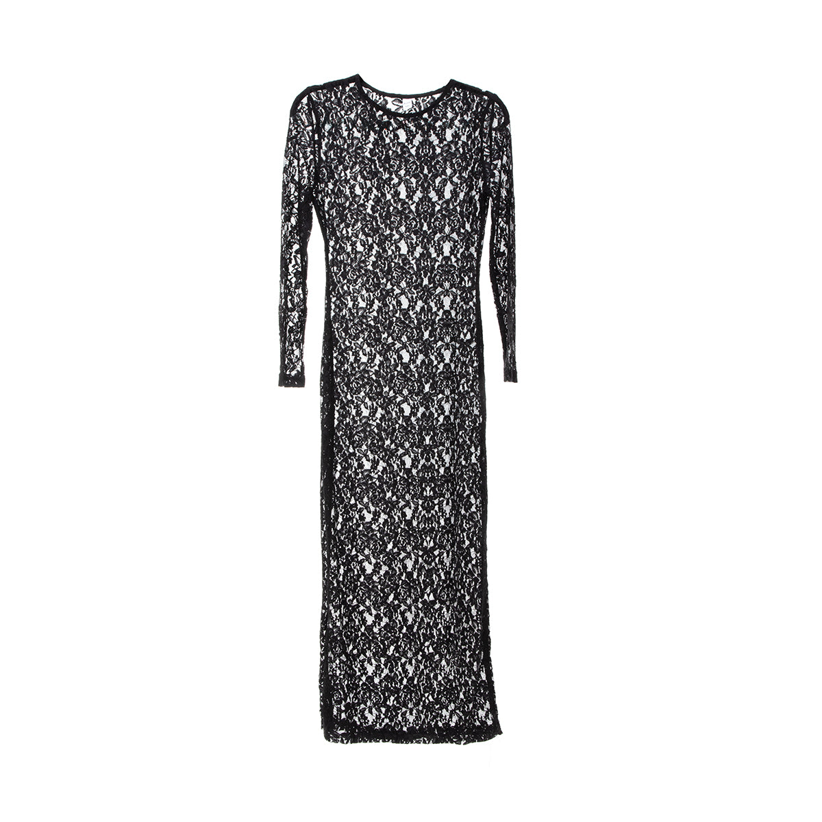 VESTIDO ENCAJE NEGRO